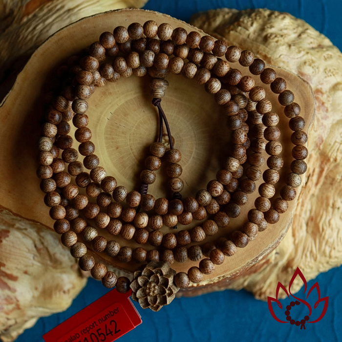 Vòng Trầm Hương 216 Hạt | 4 Ly | Trầm Tốc Kiến Tự Nhiên Lâu Năm